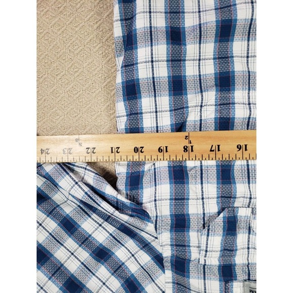 Field & Stream Shirt Mens Medium Multicolor Plaid Long Sleeve Button Up Collared - Picture 5 of 9